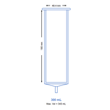 Empty Disposable Gravity Flow Columns, 300 mL with 20 µm frits