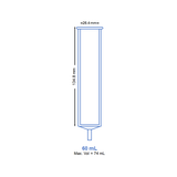 Empty Disposable Gravity Flow Columns, 60 mL with 20 µm frits