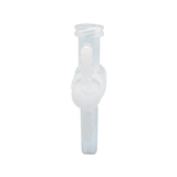 One-Way Stopcock Valve, Polypropylene (PP) Body, HDPE Plug, Female Luer to Male Luer