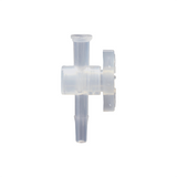 One-Way Stopcock Valve, Polypropylene, Female Luer to Male Luer