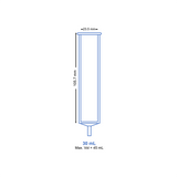 Empty Disposable Gravity Flow Columns, Fritted, 30 mL, with 50 µm frits